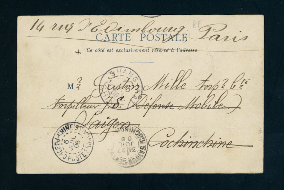 1906 postcard from French Office Chefoo