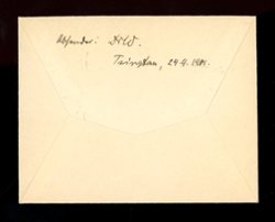 German Offices - 1901 cover from Tsingtau by train to Kiautschou (2 images)