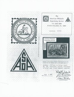 36b NH with copy of the APS Expertization Certificate