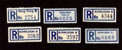 6 Registered Mail Labels