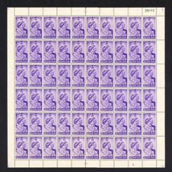 178 of Dec. 22, 1948, Silver Wedding Issue, full sheet, folded and some separations at center and some curling