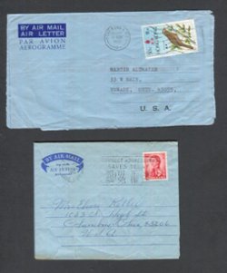 Two Air Letter Sheets