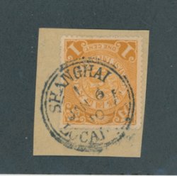 111 on piece with Shanghai Local Post "I" cancel