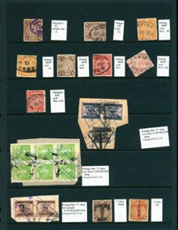 Page 11 from a fabulous cancel study we are starting to list, oval cancels and postage dues