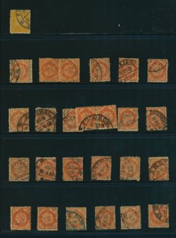 Two page study of shades, etc. of 86-88 (2 images)