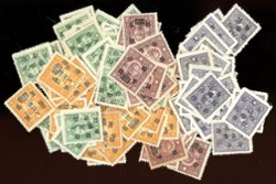Yang CC167, 168, 171 and 173, 100+ stamps, between 15-30 copies of each, mixed NH and H