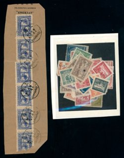 Group on two pages and in a glassine (3 images)