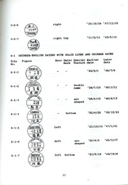 History of Postal Cancellation in China, Part V, by Paul Ke-Shing Chang, 1992, in Chinese and English, as new. (3 lb 12 oz) (4 images)