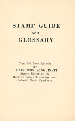 1940 Stamp Guide and Glossary, 122 pages (2 images)