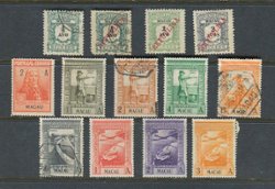 13 Macau stamps