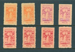 8 Macau stamps