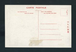 CSS MC126-27 on picture postcard, stamps toned (2 images)