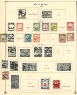4 pages of used and unused stamps (4 images)