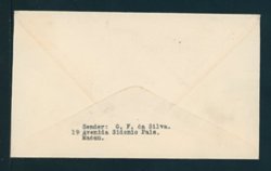 Macau - 372-73 and 378 on 1953 First Day Cover