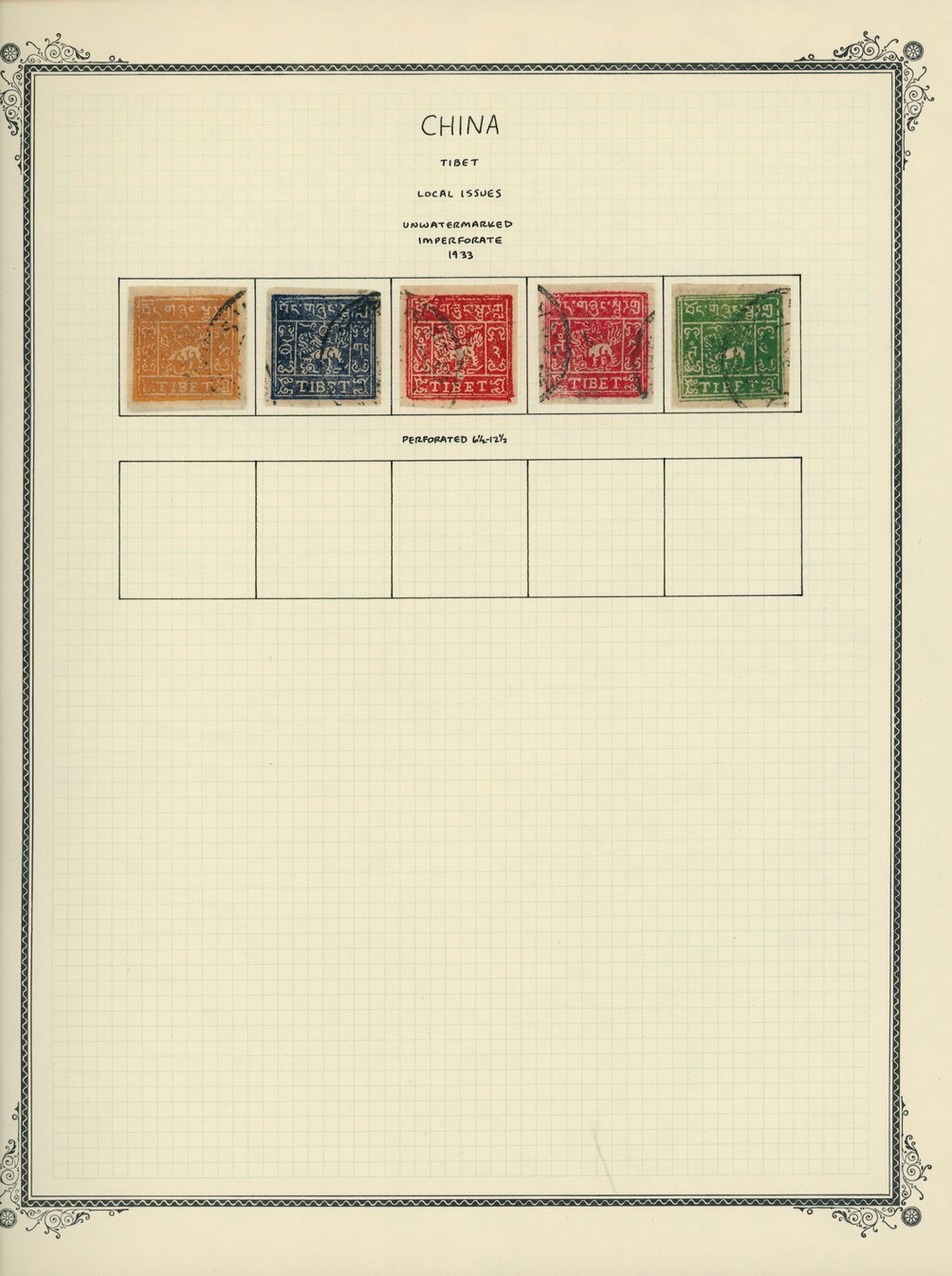 Tibet on 5 pages, (5 image)