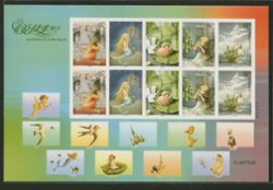 3437 sheet of two sets as peelable adhesives and 10 other labels