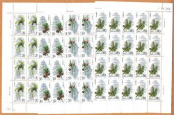 2382-85 PRC 1992-3 in panes of 20 (5 x 4)