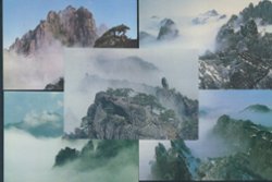 9 unused scenery postcards (3 images)