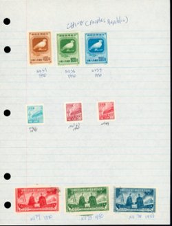 230+ used and unused PRC, mostly used, on album and other types of pages, some duplication, condition varies (6 images)