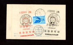 1993 Feb. 3 Sichuan Yan Ting cover with Postal Surcharge Label (2 images)
