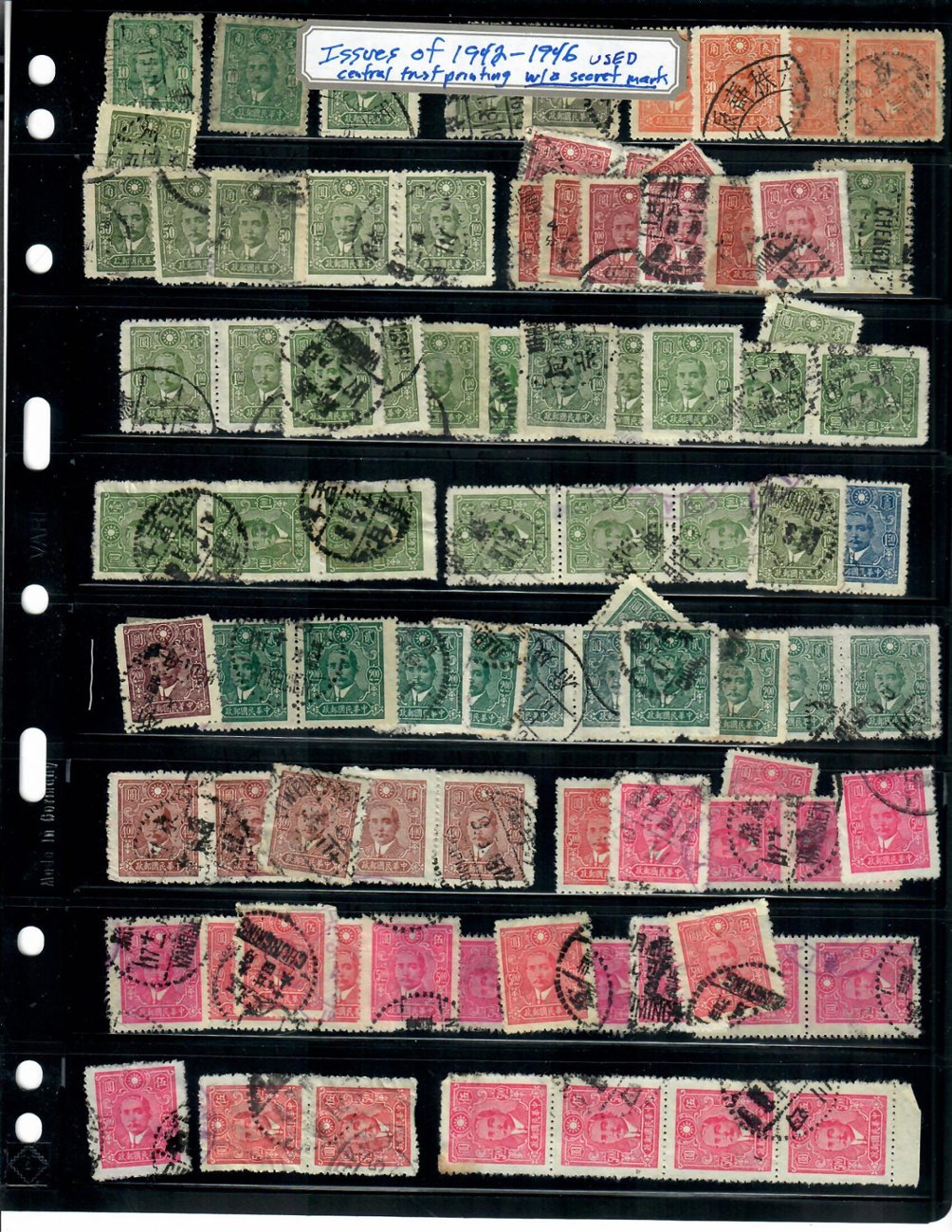 Dealers Lot of Central Trust and Pacheng Vario pages (2 images)