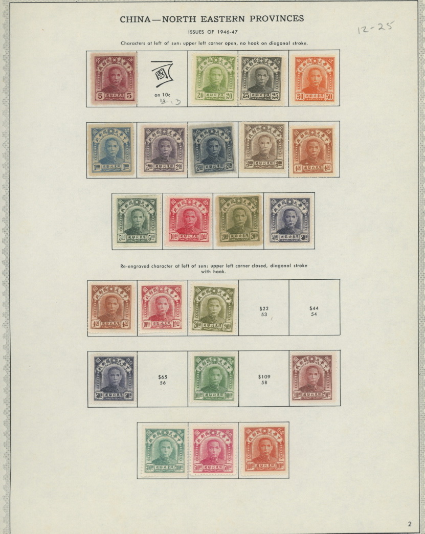 North Eastern Provinces group on four pages (4 images)