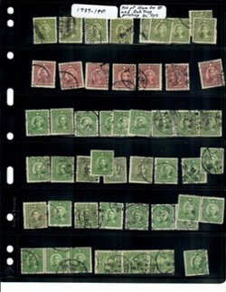 Dealers Lot of 1939-41 issues on Vario pages (4 images)