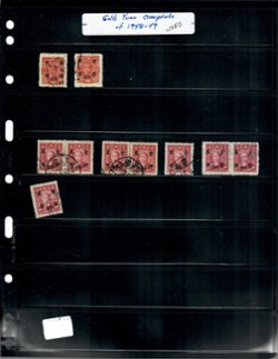 Dealers Lot of Gold Yuan on Vario pages (4 images)