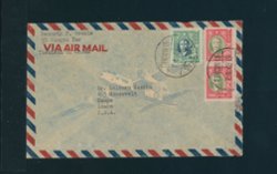 1948 cover Tientsin to USA (this rate only in effect for ten days)