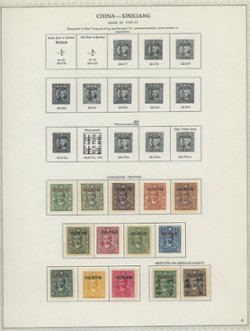 Sinkiang Province group on five pages (5 images)