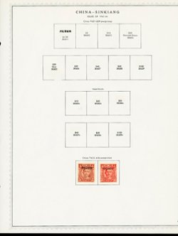 Sinkiang Province group on five pages (5 images)