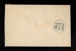 1948 cover from Kiungchow, Hainan to Shanghai, stamp torn (2 images)