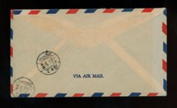 1947 cover to Shanghai (2 images)