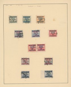963-70, plus extras, on a page from the William E. Jones collection