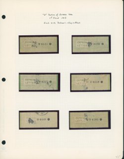 6 examples on a page of Section Ca from Scott E8 CSS E8 with postmasters chops