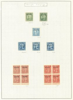 Sinkiang varieties of 196 (x2), 197, 198 (3) and 200-201 in blocks of four