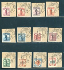 Sinkiang 53//66 twelve with Tihwa cancels on piece