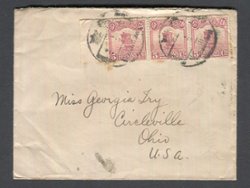Cover - 1922 Shanghai to USA (2 images)