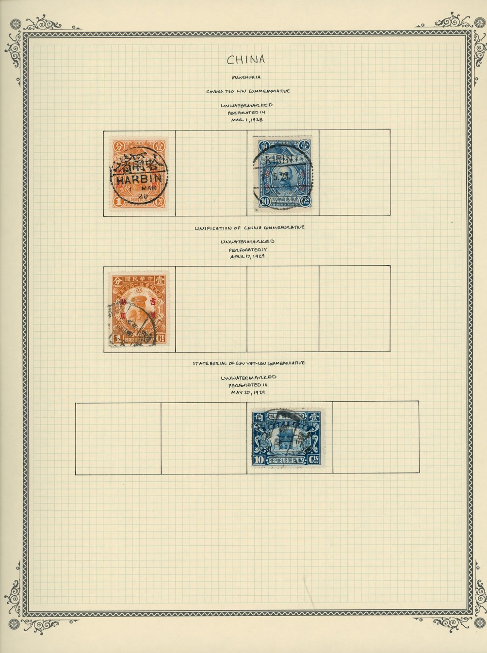 Ki-Hei Province (Manchuria) on 4 pages (4 images)
