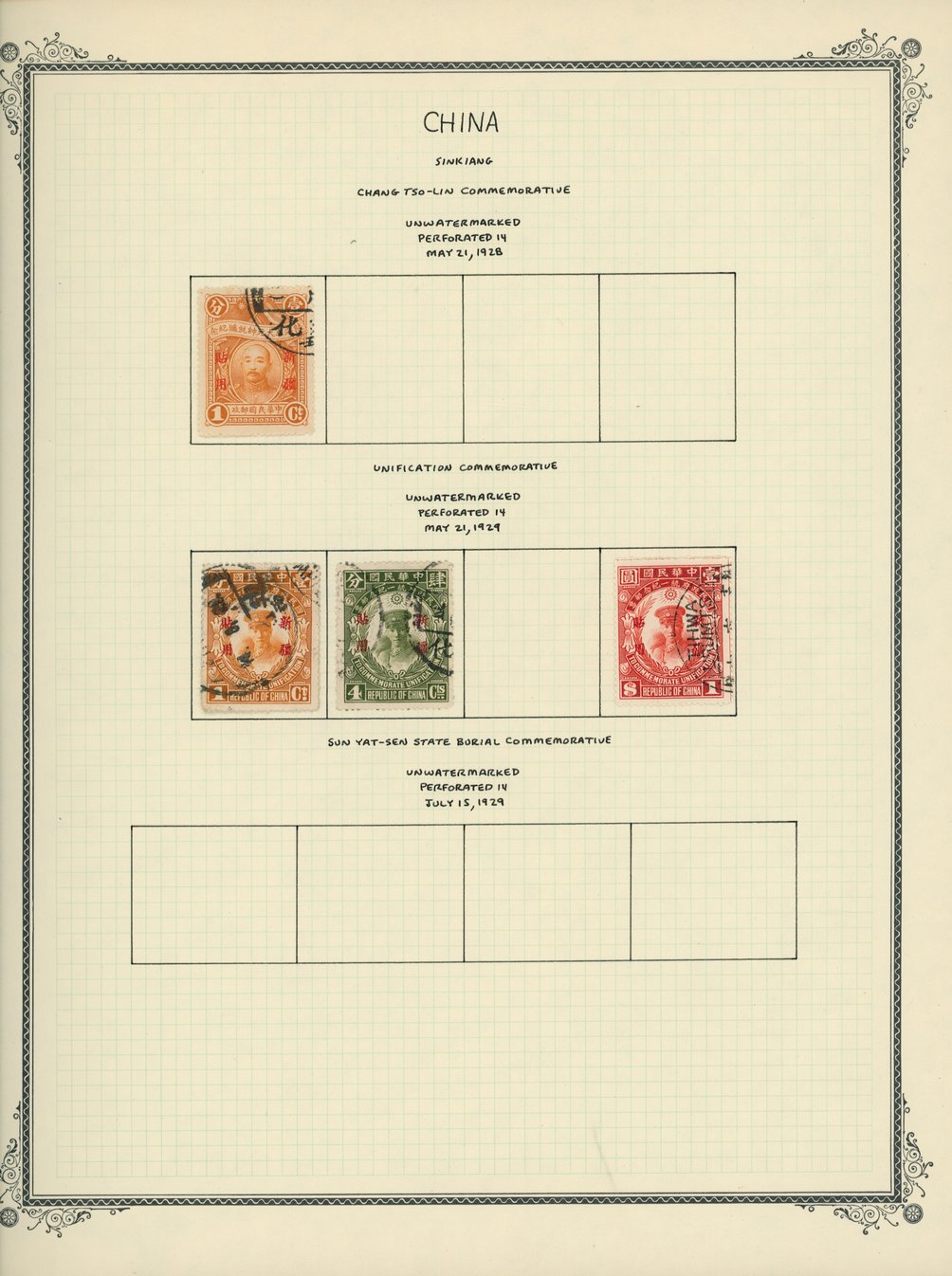 Sinkiang on 2 pages (2 images)