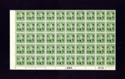 441 CSS 563 in a block of 50 from the bottom left portion of a sheet with AH-L printers imprint and an accounting control number