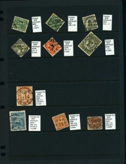 Cancellation Collection - Tientsin on four pages