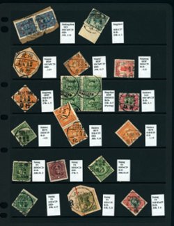 Cancellation Collection - Sinfengchen to Swatow on six pages (6 images)