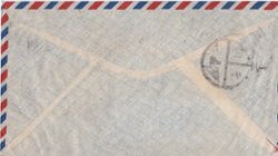 1946 Cover from Shanghai via air (31/12) to the Netherlands, transit HK (2/1) SG 830, 839 and 889 (2 images) (The image clips off part of the cover and sometimes part of a stamp, but the cover is completely intact.)