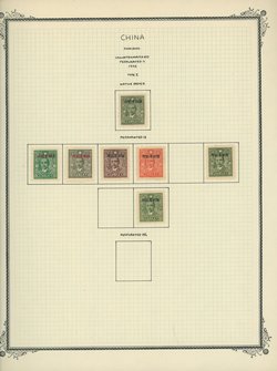 Sinkiang on 6 pages (6 images) (some cancels are questionable)