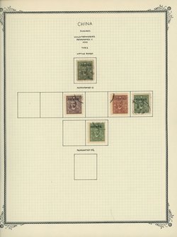 Sinkiang on 6 pages (6 images) (some cancels are questionable)