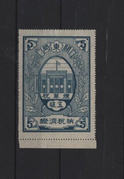 China, Kwantung, Japan occupation, tobacco tax