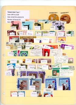 1633//2222, an accumulation of used stamps. Detailed lists included. (6 images)