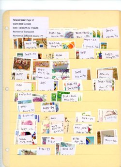2830//3290, an accumulation of used stamps. Detailed list included. (6 images)