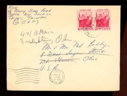 1957 cover to USA
